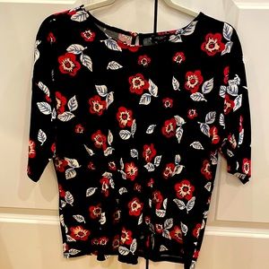 Ann Taylor Top with cinched waste